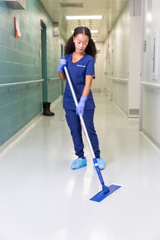 LAS-General Images_Hallway Mopping